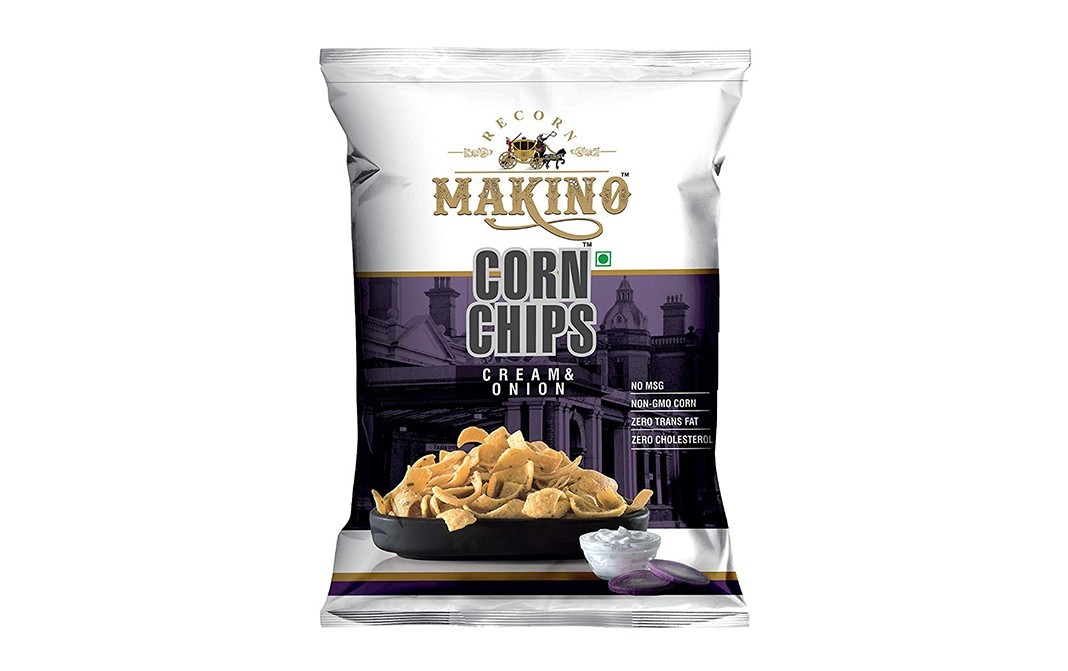 Makino Corn Chips Cream & Onion   Pack  60 grams